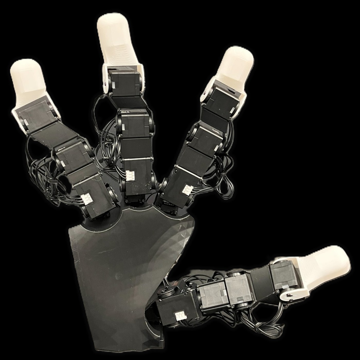 Photograph of the PACT Hand in the flat pose